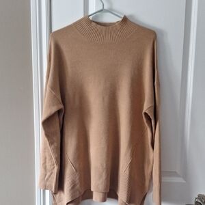 French Connection Camel Cowl Neck Sweater
